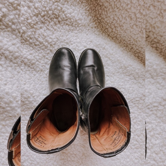 Frye Ankle Boots with Buckles (Leather) - Picture 2 of 11